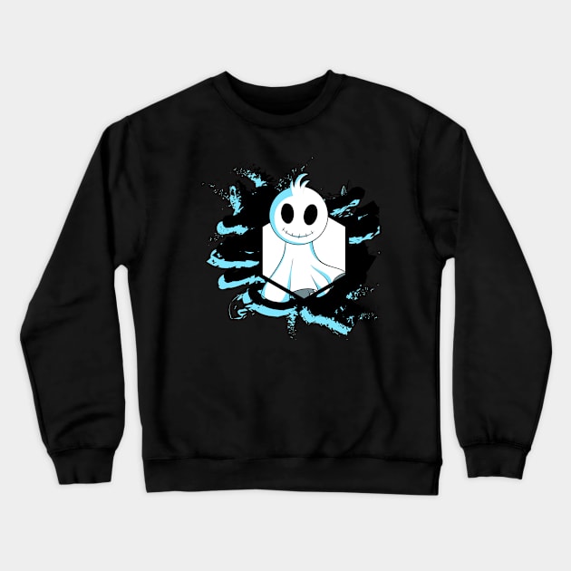 Halloween Ghost Crewneck Sweatshirt by Kuys Ed